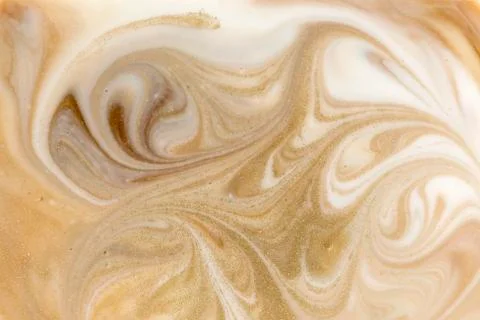 Beige marbling pattern. Golden marble liquid texture. Stock Illustration