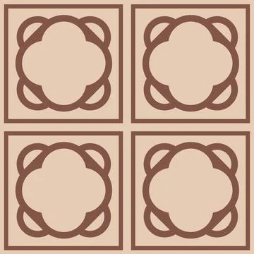 Beige monochrome seamless pattern with intricate organic pattern Stock Illustration