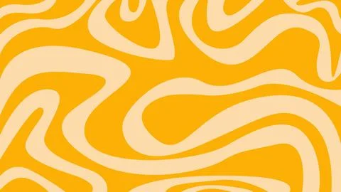 Beige orange abstract squiggle background Stock Illustration