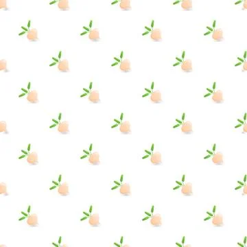 Beige radish vegetable seamless pattern repeating background Stock Illustration