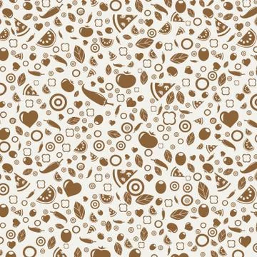 Beige restaurant background Stock Illustration