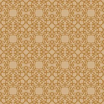 Beige royal pattern. The Seamless vector background Stock Illustration