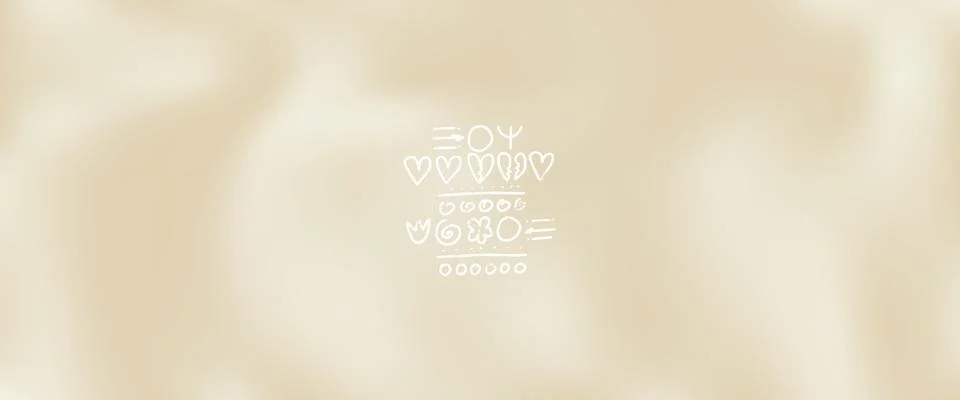 Beige sand gradient background with folk heart marks for wellness. Calm paint Stock Illustration