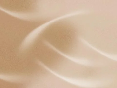 Beige Satin Texture Background With Smooth Abstract Waves And Luxury Fabric.. Stock Illustration