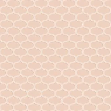 Beige seamless pattern, arabesque arabic background for design and decoration Stock Illustration