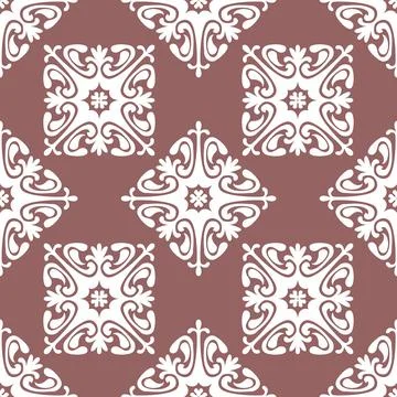 Beige seamless pattern with intricate organic pattern, illustration for tex.. Stock Illustration