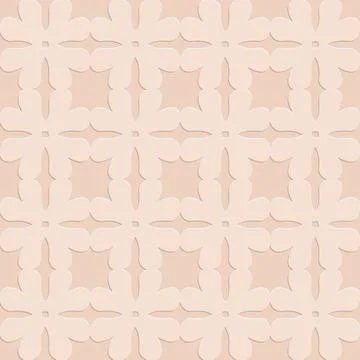 Beige seamless pattern, monochrome arabesque ornate arabic, vector illustrati 스톡 일러스트