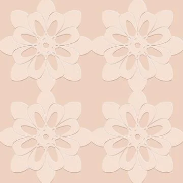 Beige seamless pattern, monochrome arabesque design and decoration, illustr.. Stockillustratie