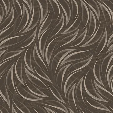 Beige seamless vector pattern of thin stripes in the form of waves or leaves 스톡 일러스트