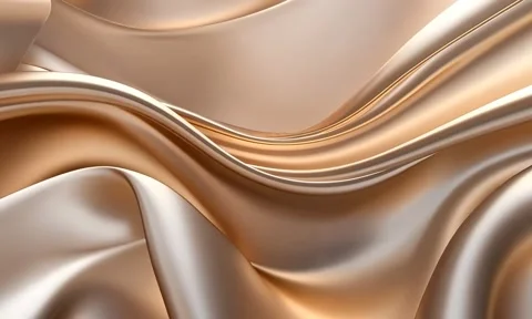 Beige silk wave abstract background with elegant and luxurious feel Stock Footage 291176010