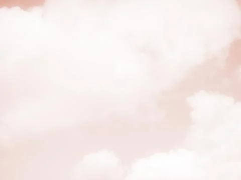 Beige Sky Cloud Background Heaven White Fluffy Spring Pink Cream Color 스톡 일러스트