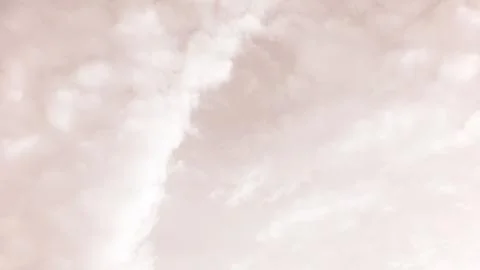 Beige Sky Cloud Background Heaven White Fluffy Spring Pink Cream Color Stock Photos