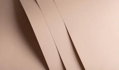 Beige smooth background minimal abstract scene. Neutral warm surface modern Foto stock