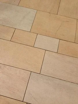 Beige Stone Tile Floor Pattern Stock Photos