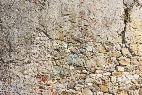 Beige stonewall texture 2 Stock Photos