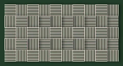 Beige Stripe Optical Illusion Pattern Stock Illustration