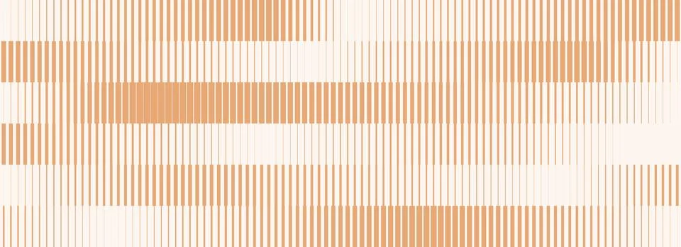 Beige striped halftone gradient texture. Fading line gradation background Illustrazione stock