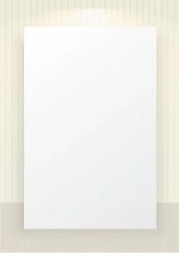 Beige striped line pattern wallpaper with white space background Illustrazione stock