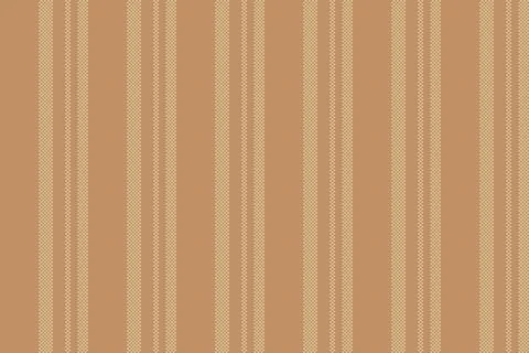 Beige striped textile background. Rustic fabric with vertical lines for desig Stock Illustration
