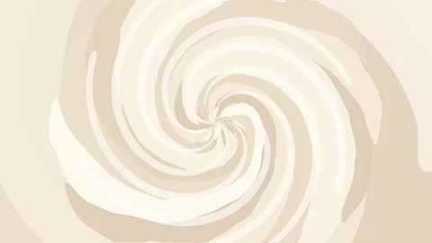 Beige swirl spiral pattern motion graphic loop background animation Stock Footage 347940207