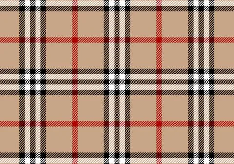 Beige tartan Stock Illustration