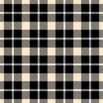 Beige tartan vector seamless pattern Illustrazione stock
