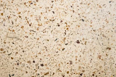 Beige Terrazzo Texture: High-Resolution Background for Design Projects Stock Photos