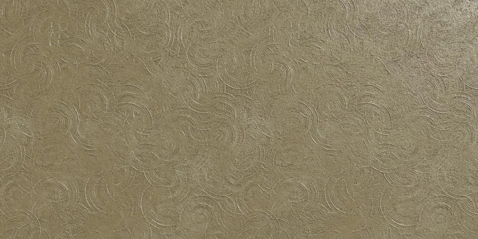 Beige Textured Wall Background with Elegant Swirl Plaster Pattern Stock Illustration