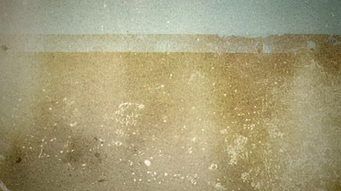 Beige Two Tone Grunge Texture With Horizontal Band And Dust Stockbeeldmateriaal 335893304