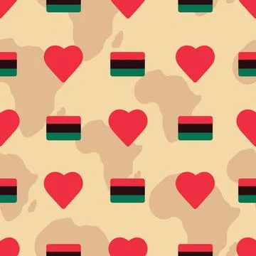 Beige Vector African Symbols repeat pattern background design Stock Illustration