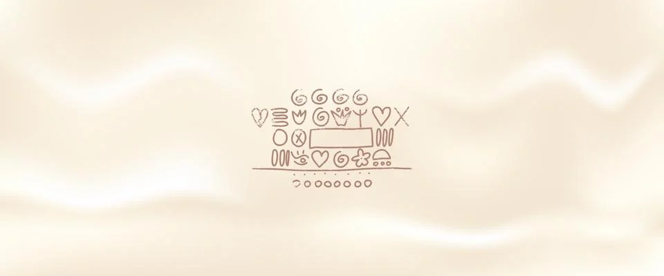Beige wavy gradient background in ivory cream for spa cosmetics. Pale gradation Illustrazione stock