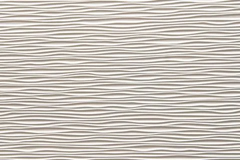 Beige wavy line pattern on a white background. Textured surface design for .. Foto stock