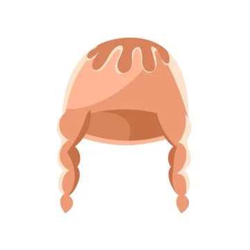 Beige winter hat vector Illustration Stock Illustration