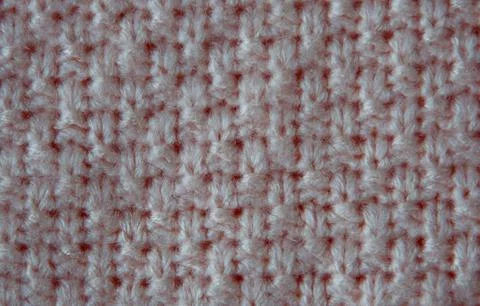 Beige wool sweater fabric texture with pattern Stock Photos