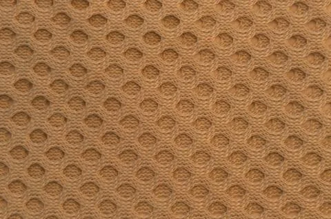 Beige Woven Circle Texture Stockfoto's