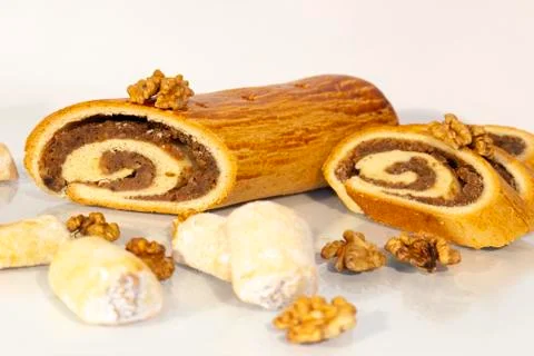 Beigli cake Stock Photos