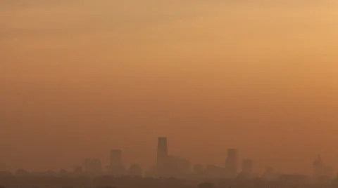 Beijing in air pollution,time lapse Video stock 63086489