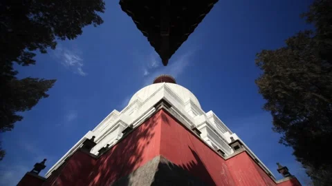Beijing Baita Temple and eaves Stock Footage 171552695