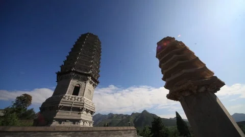 Beijing Buddhist Stupa Stock Footage 171557967