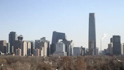 Beijing CBD Time Lapse Stock Footage 249831516
