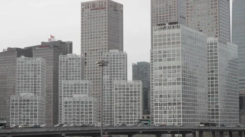 Beijing Central Business District (CBD). Video stock 31692003