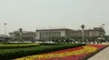 Beijing, China, Gate to Forbidden City, Tiananmen Square in center HD Footage