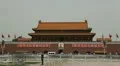Beijing, China, Gate to Forbidden City, Tiananmen Square, Crowds, time lapse HD Footage