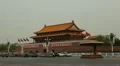 Beijing, China, Gate to Forbidden City, Tiananmen Square, Crowds, time lapse HD Footage
