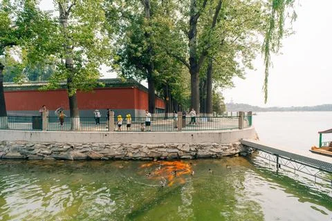 Beijing, China - june 2 2025 China traditional tourist boats on Beijing can.. Stock Photos