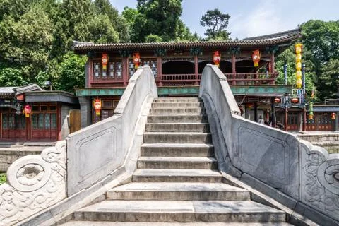 Beijing, China - May 25, 2018: View of Summer Palace, an Imperial Garden, whe Stock Photos