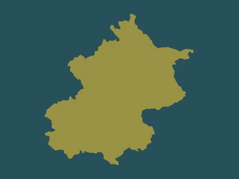 Beijing, China. Solid color shape 库存插图