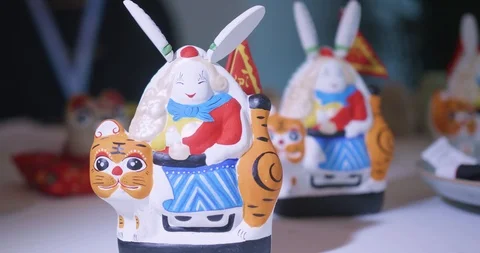 Beijing connect rabbit ye Stock-Footage 96848006