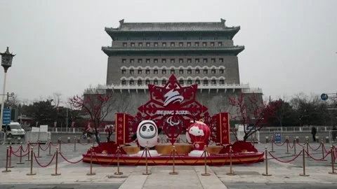 Beijing district orders mass Covid-19 testing ahead of Winter Olympics, CHINA, C Video stock 204099284