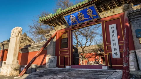 Beijing Dongyue Temple Stock Footage 163632454
